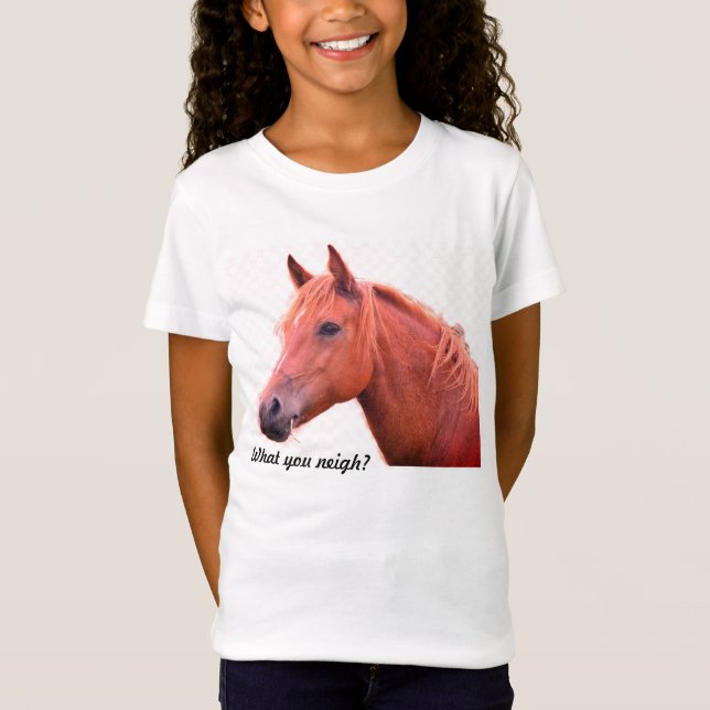 O que você está perto? Camiseta do touro de cavalo (Frente)