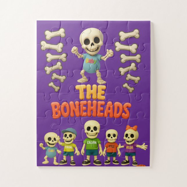 O Quebra-Cabeça Boneheads™ – Com Bebê (Vertical)