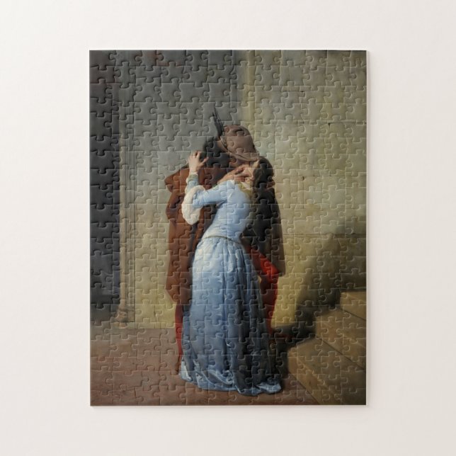 O quebra-cabeça de arte do Beijo / Il Bacio (Vertical)
