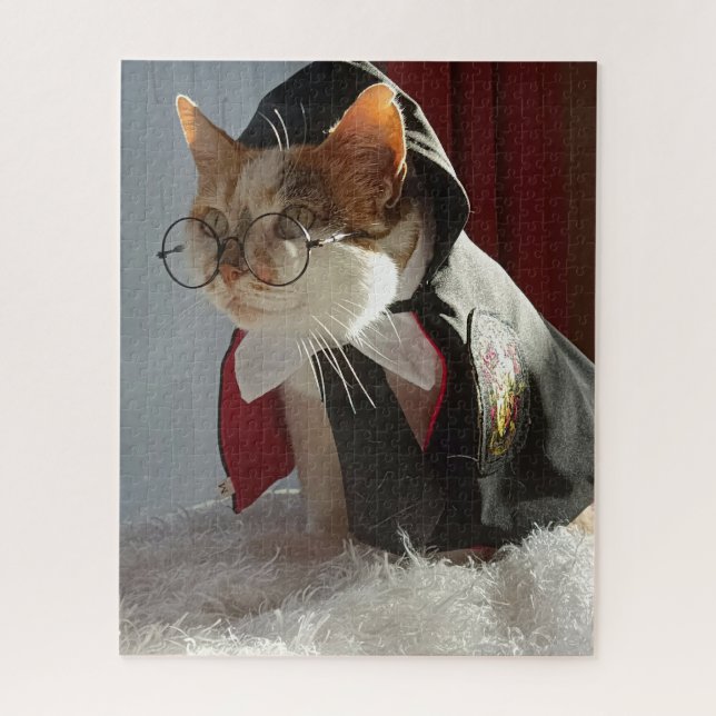 O Quebra-cabeça de Gato do Assistente (Vertical)