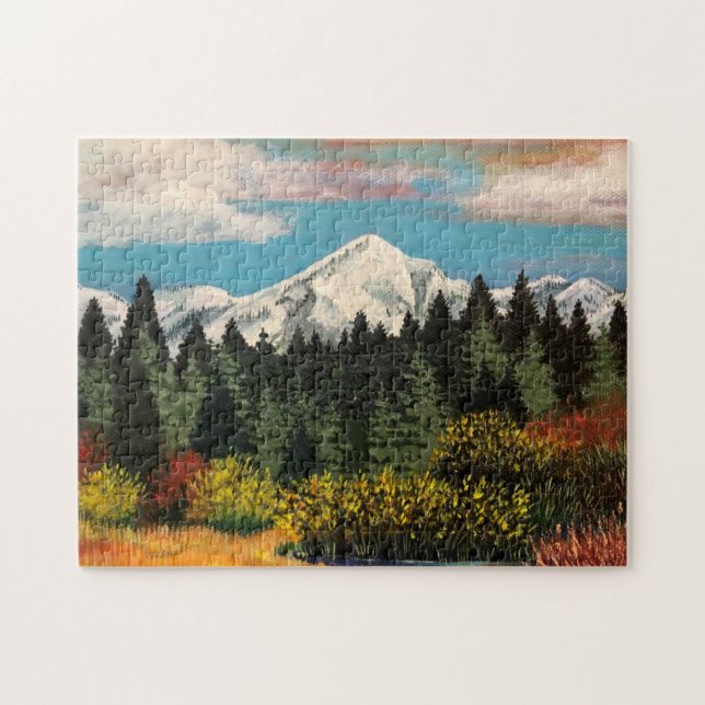 O Quebra-cabeça de montanha (Horizontal)