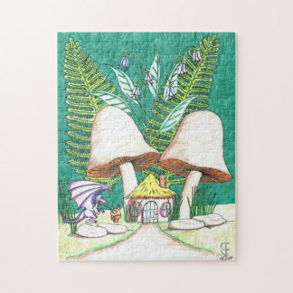 O quebra-cabeça de serra de vaivém do dragão do