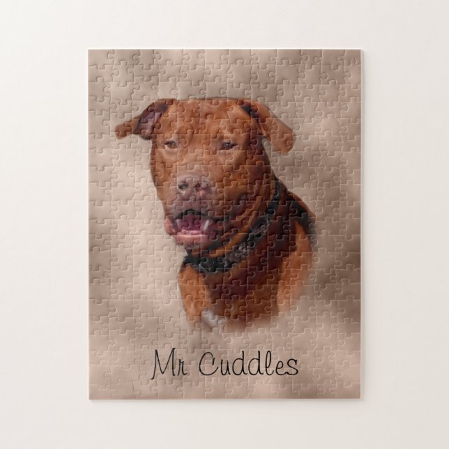 O quebra-cabeça do amante do cão (Vertical)