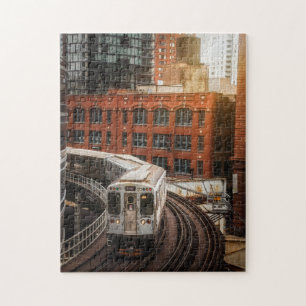 O Quebra-cabeça do Daily Jigsaw/Subway Train Jigs