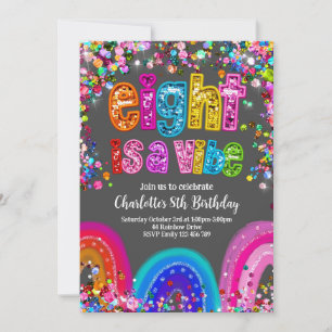 O Rainbow Sequin Glitter 8 é um Convite à Apresent