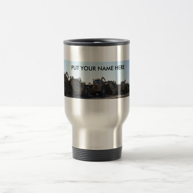O raspador personalizado vai caneca (Centro)
