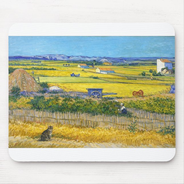 O Rato de Colheita Mousepad (Frente)