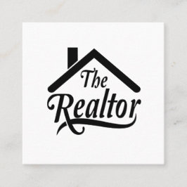 O Realtor Real Rstate Agent Cartão de visita