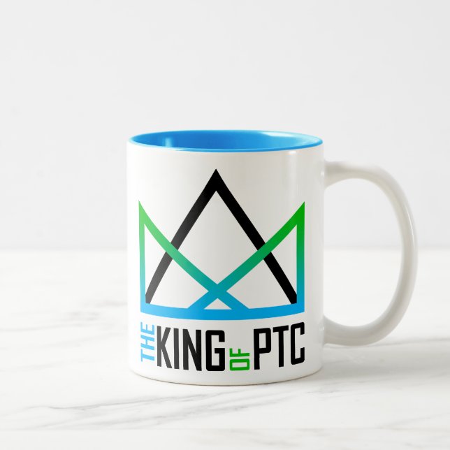 "O REI caneca do Dois-Tom do PTC" (Direita)