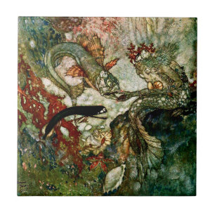 “O Rei das Sereias” por Edmund Dulac