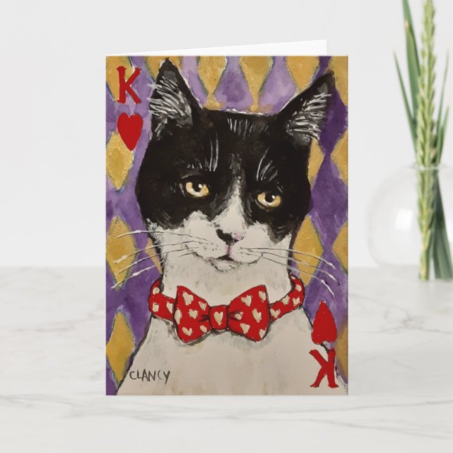 O Rei de Copas dobrou o cartão (Frente)