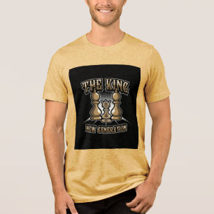 "O Rei: Nova Geração" Camiseta Inspirada no Xadrez