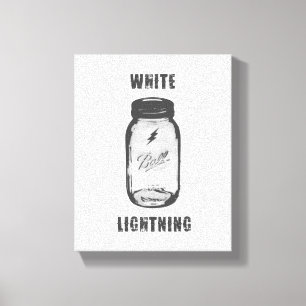 "O relâmpago branco" Moonshine a arte das canvas