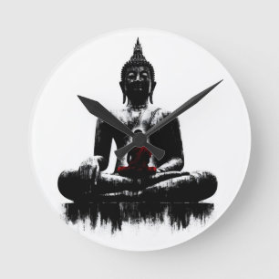 O relógio de parede do Buda