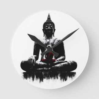 O relógio de parede do Buda