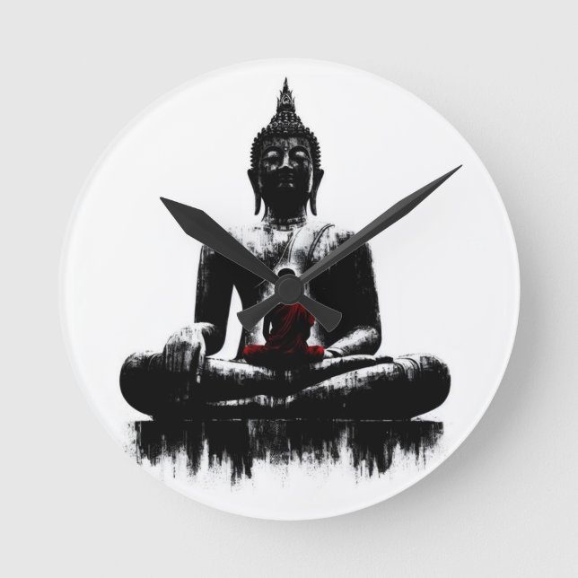 O relógio de parede do Buda (Frente)