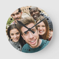 O relógio de parede personalizado da FOTO