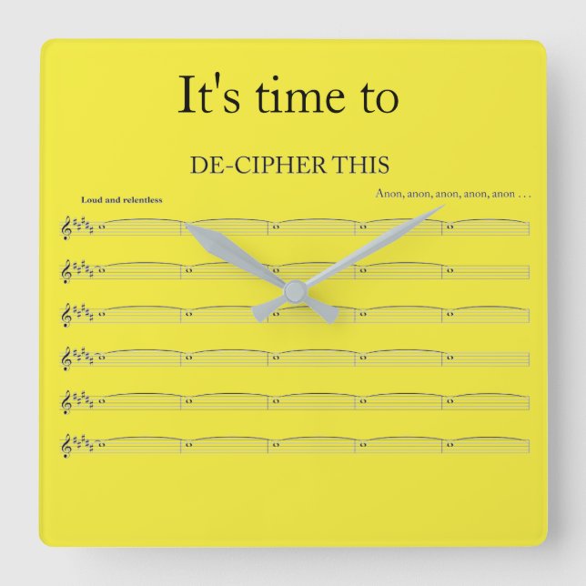 O relógio engraçado do organizador (Frente)