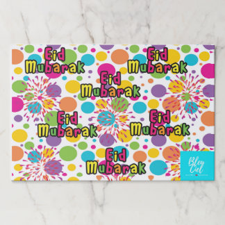 O respingo de Eid Mubarak rasga fora esteiras de