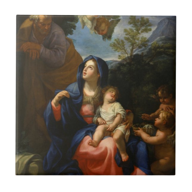 O resto no vôo em Egipto (Frente)