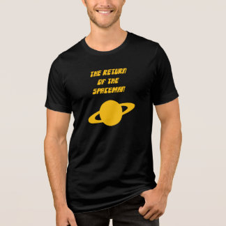 O retorno do homem espacial preto e amarelo