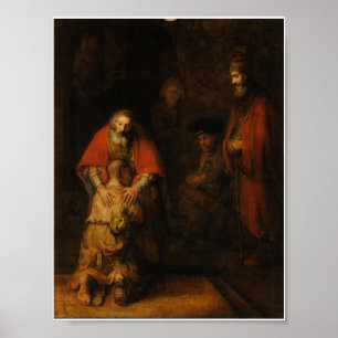 O retorno do poster Prodigal da arte do vintage do