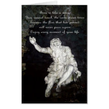 O Rio Deus, cartão de aniversário.