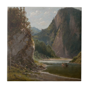 O rio Dunaje nas Montanhas do Pieniny