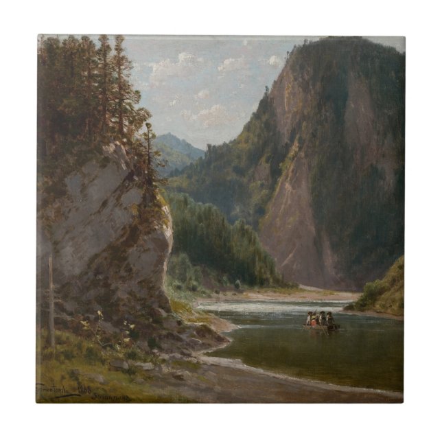 O rio Dunaje nas Montanhas do Pieniny (Frente)