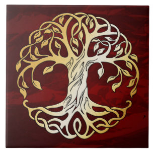 O ritual medieval vermelho da feitiçaria do rubi