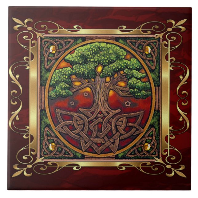 O ritual medieval vermelho da feitiçaria do rubi (Frente)