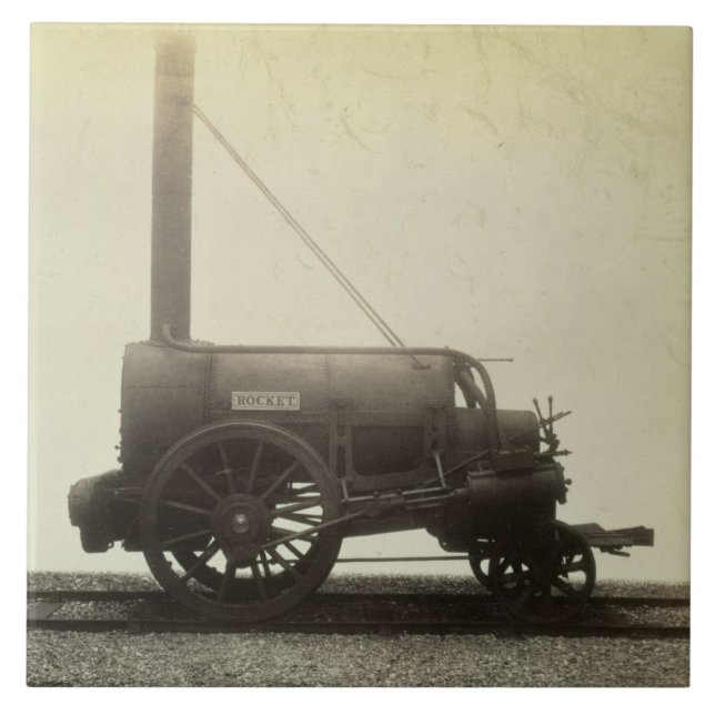 O "Rocket" projetou por George Stephenson (1781-1 (Frente)
