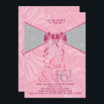 O rosa bonito, brilha convites do doce dezesseis<br><div class="desc">Rosa doce! Convites do doce dezesseis do brilho. Projetado por Metro-event.com Feito por adolescentes, este rosa com convite de prata do doce dezesseis do brilho será uma introdução fantástica a seu dia especial. As fontes de coordenação adicionais do partido do doce dezesseis estão disponíveis na loja e no Metro-Event.com de...</div>