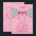 O rosa bonito, brilha convites do doce dezesseis<br><div class="desc">Rosa doce! Convites do doce dezesseis do brilho. Projetado por Metro-event.com Feito por adolescentes, este rosa com convite de prata do doce dezesseis do brilho será uma introdução fantástica a seu dia especial. As fontes de coordenação adicionais do partido do doce dezesseis estão disponíveis na loja e no Metro-Event.com de...</div>