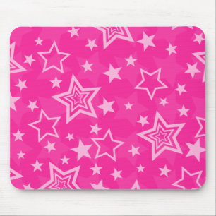 O rosa Stars Mousepad