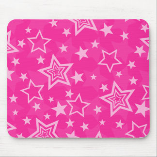 O rosa Stars Mousepad