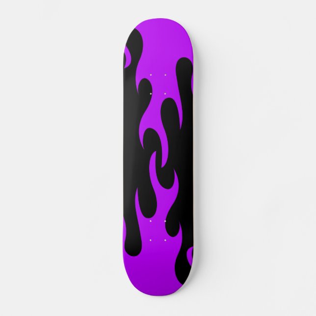 O roxo arde a plataforma do skate (Frente)