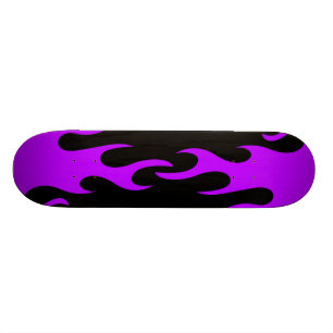O roxo arde a plataforma do skate