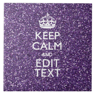 O roxo do encanto mantem a calma personalizada