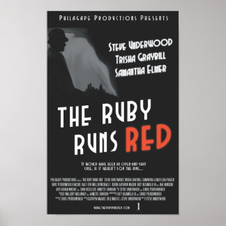 O Ruby Executa o Poster vermelho - 11x17"