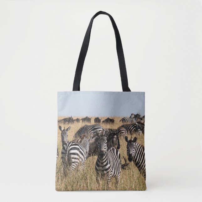 O Saco Zebra Tote do Grant (Frente)