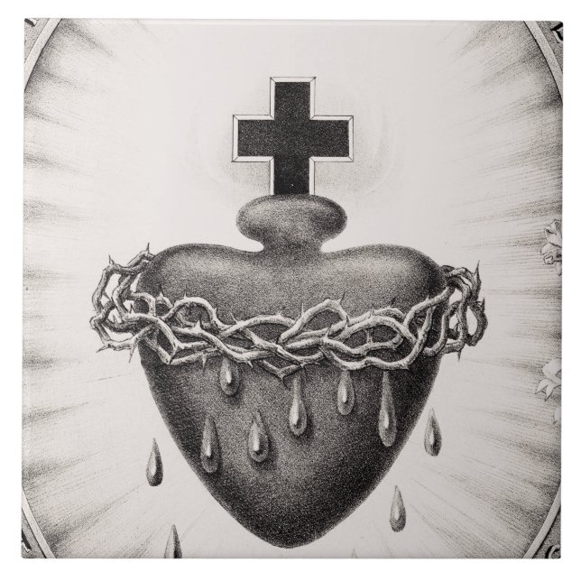 O Sagrado Coração de Jesus Símbolo Divino (Frente)