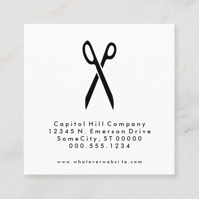 o salão de beleza da referência scissors o (Frente)