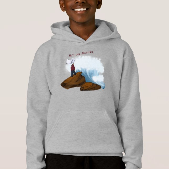 O salvador caçoa o Hoodie (Frente)