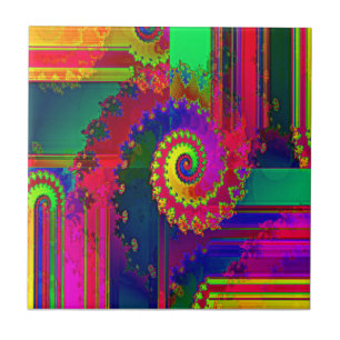 O sangramento colore o Fractal