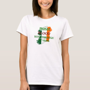 O Sangue Irlandês Passa Pela Minha Camisa De T Vei