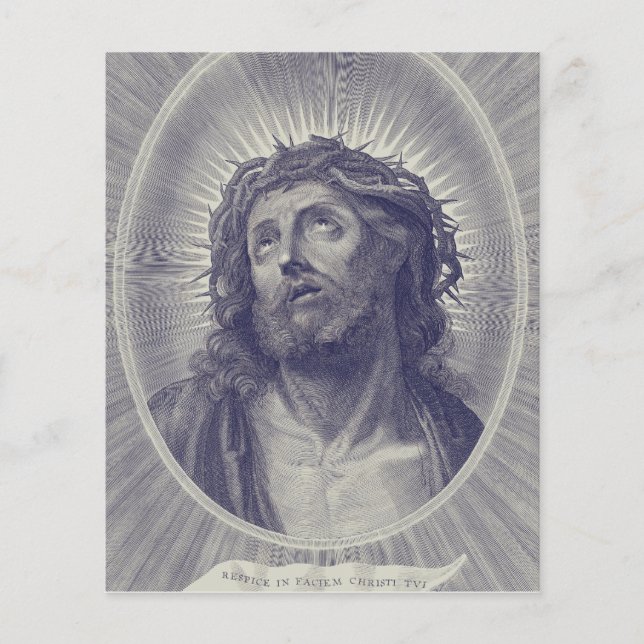 O Santo Rosto De Jesus Com Coroa De Espinhos Arte (Frente)