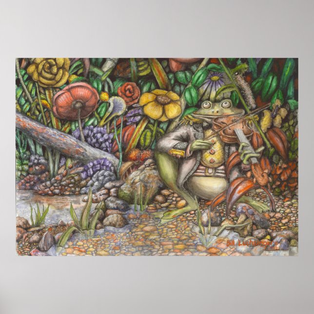 O Sapo e o ocioso - Poster (Frente)