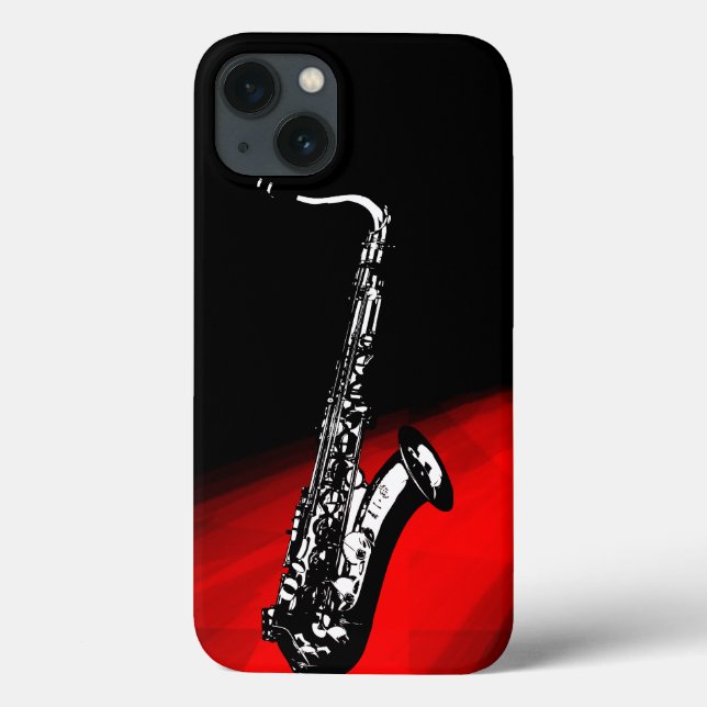 O saxofone (Vermelho e Negro) (Verso)