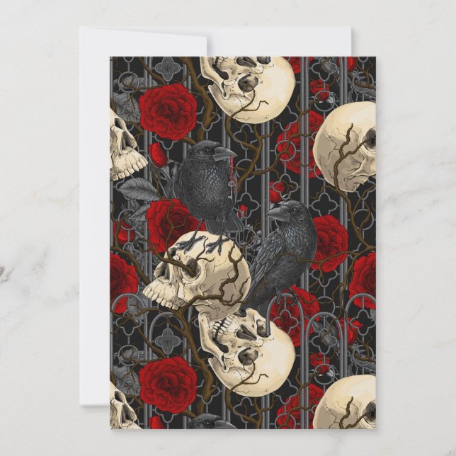 O segredo do Raven. Ilustração gótica escura e san (Frente)